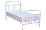 Bed Frame Iron White pictures