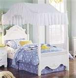 photos of Girls Canopy Bed Frame