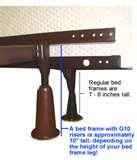 Bed Frames Bed Risers Bed Frames Bed Risers