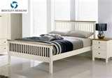 pictures of Ivory Wooden Bed Frame